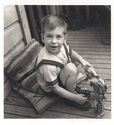 Boy with Kachina by Imogen Cunningham