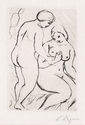 Badende (Bathing Women) from Arno Holz zum sechzigsten Geburstage gewidmet von deutschen Kunstlern by Arthur Degner
