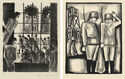 Frontstalag 122 - portfolio of 12 lithographs by Manuel Cano de Castro