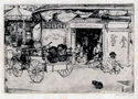 Oriental Shop (Plate B) by John William Winkler