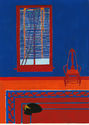 (Interior with red chair) - from the Boo Series by Elizabeth Fay Evans