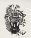 still life with vase of flowers by Esther Bruton