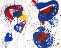 Hurrah for the Red, White, and Blue by Sam Francis
