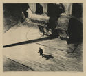 Night Shadows, from Six American Etchings portfolio by Edward Hopper