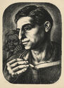 Portrait of B.E. [Bert Edises] by Pele de Lappe