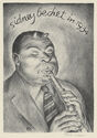 Sidney Bechet in 1934 by Pele de Lappe