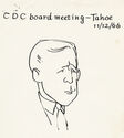 CDC board meeting - Tahoe 11/26/66 (Gerald Hill, California Democratic Council) by Pele de Lappe