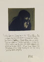(Frontispiece: self portrait with text) from the suite Recollections of Childhood by Jose Luis Cuevas